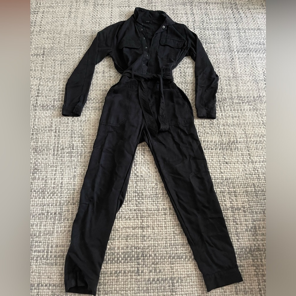 Joie black long sleeves jumpsuit sz.s